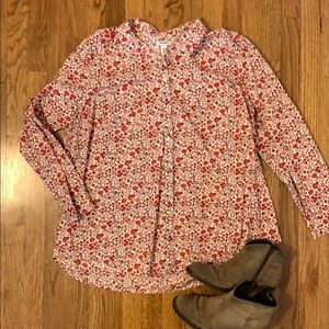 Old Navy Button-down Shirt with floral pattern